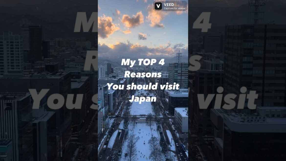 MY Top 4 Reasons YOU should Visit Japan for your next vacation! MY Top 4 Reasons YOU should Visit Japan for your next vacation!