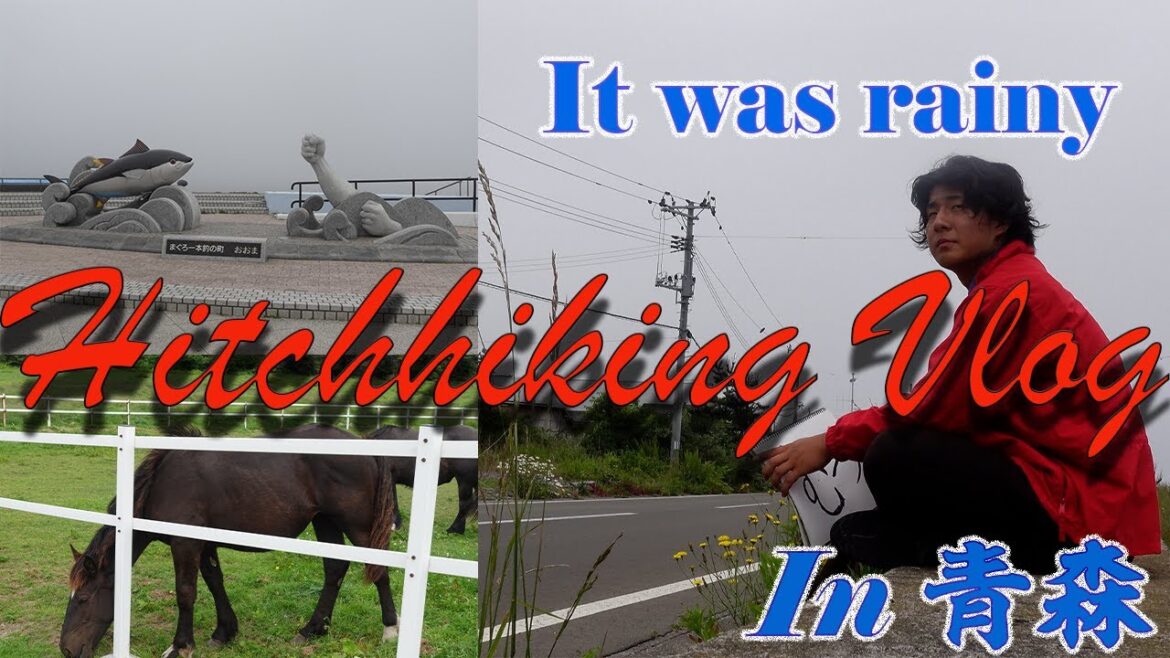 【VLOG】ヒッチハイクの旅 in青森  Hitchhiking Vlog/Travel in aomori
