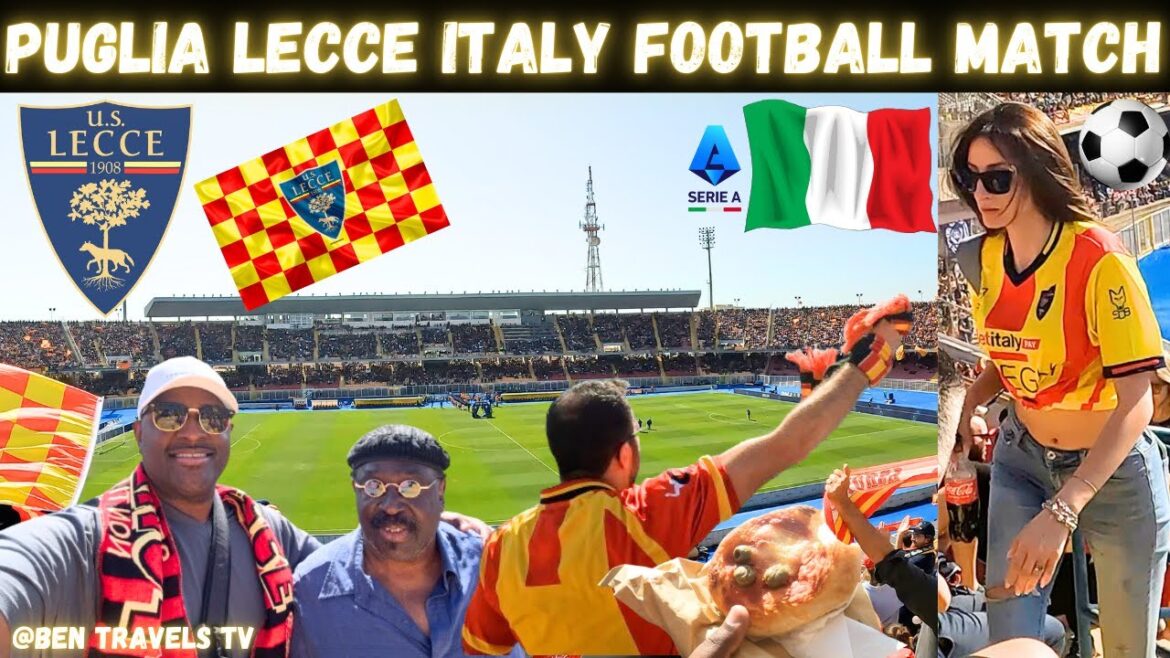My First Ever European Football Match in Puglia Lecce Italy | Lecce vs Empoli 🇮🇹 ⚽️ My First Ever European Football Match in Puglia Lecce Italy | Lecce vs Empoli 🇮🇹 ⚽️