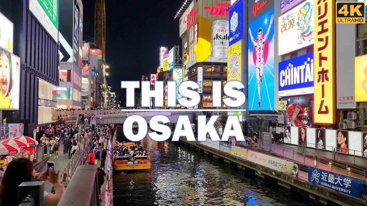 Full explore OSAKA❗Full Walking Tour Umeda →Osaka Station → Dotonbori → Namba [walking around JAPAN]