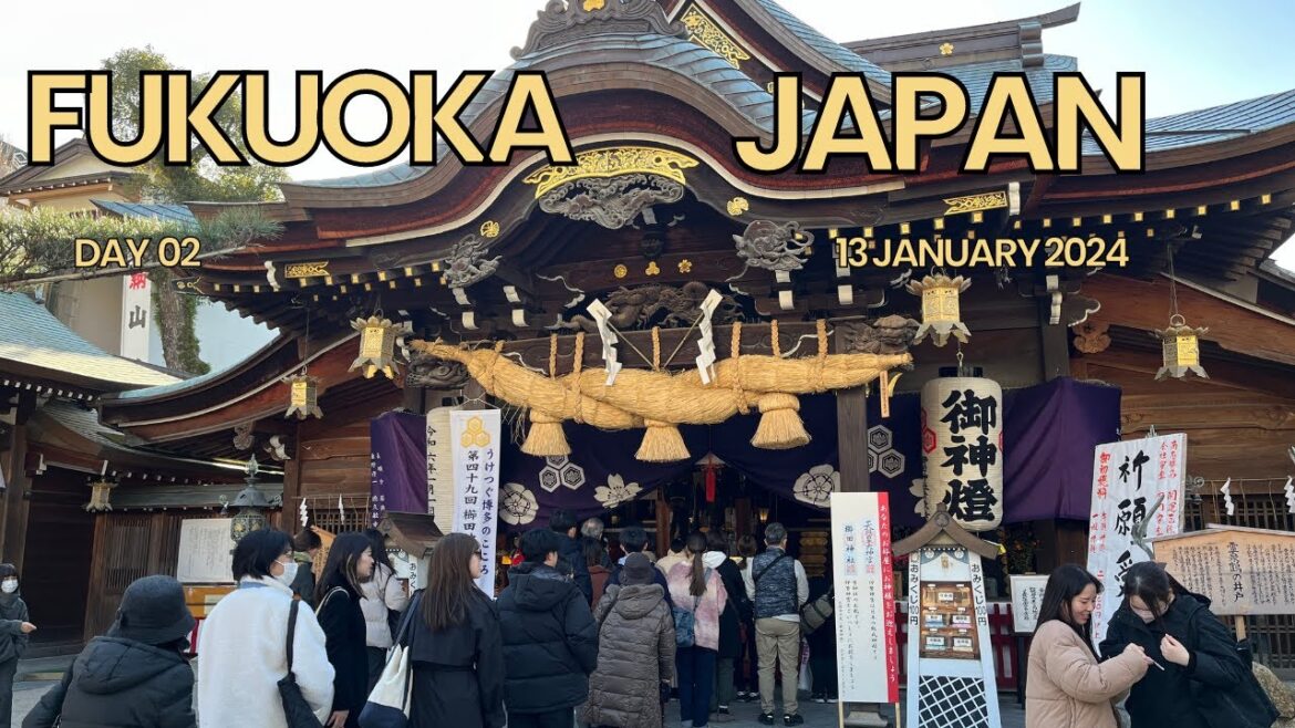 [4K] DAY 2: Exploring Fukuoka City | North Kyushu Japan Trip