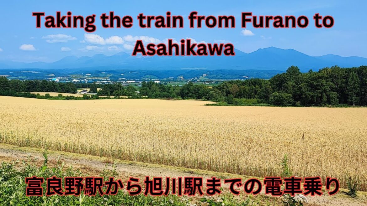 Taking the train from Furano to Asahikawa／富良野駅から旭川駅までの電車乗り