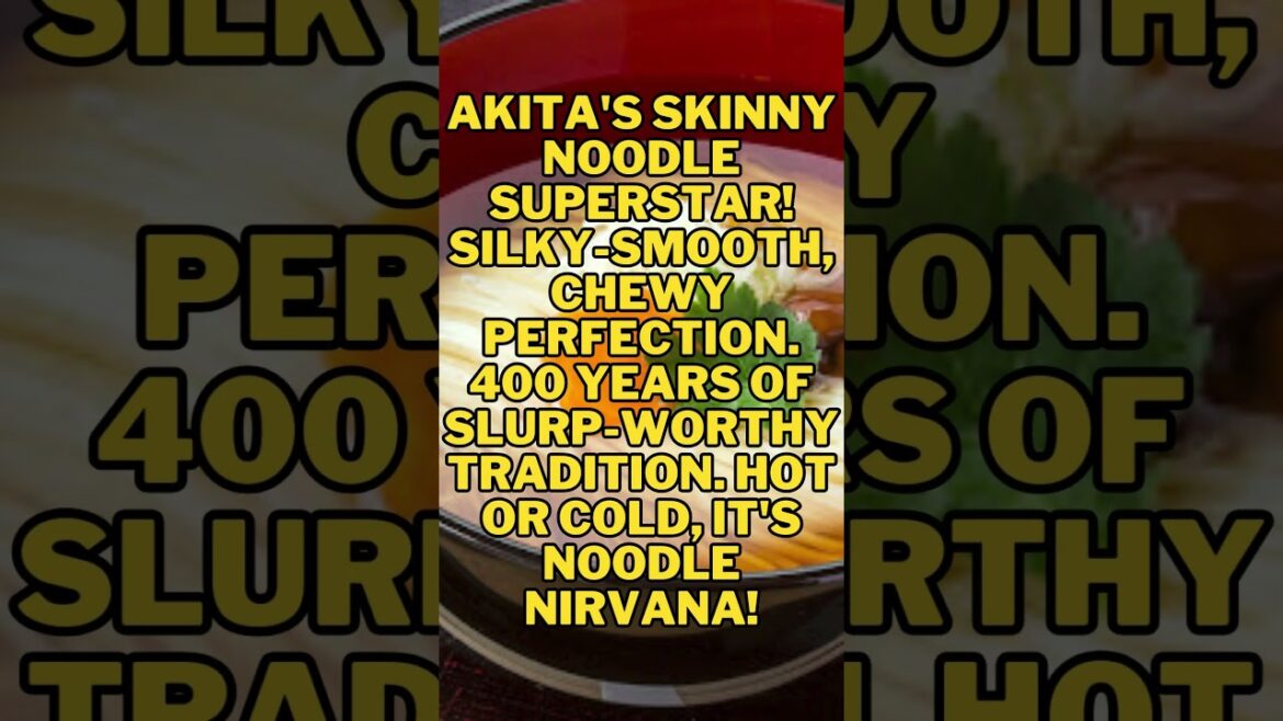 5 MIND-BLOWING AKITA Eats You NEED to Try!  #japanesefood