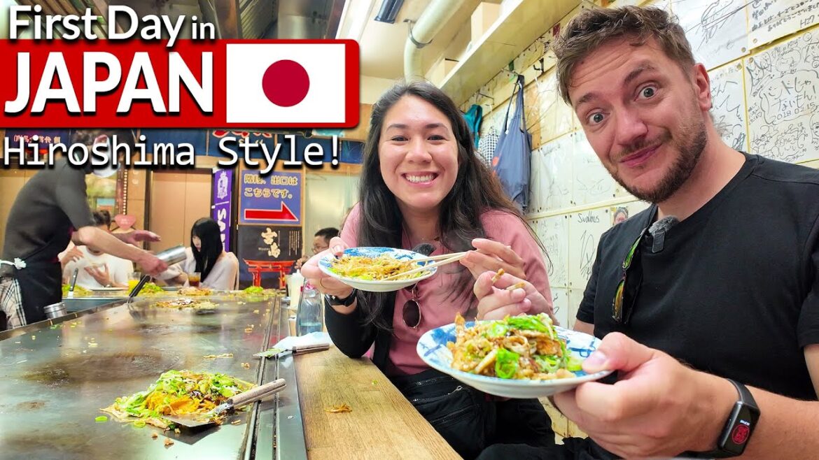 Our FIRST TIME in JAPAN! (Hiroshima Street Food, Samurai Castles & WW2 History)