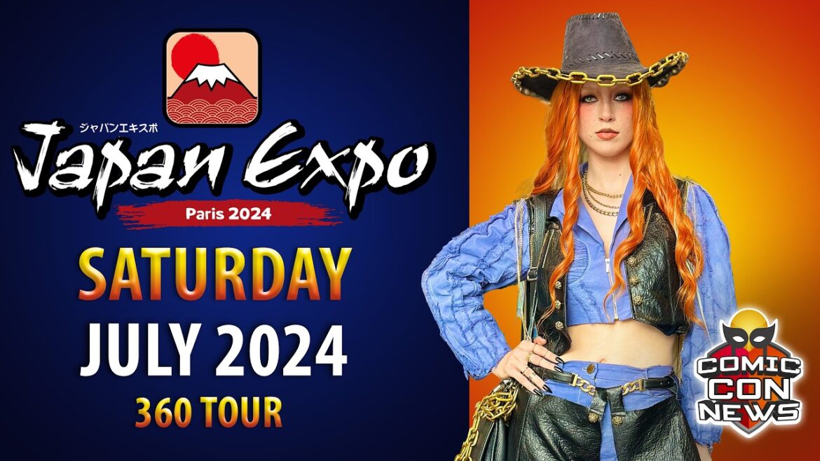 Japan Expo Paris 2024: 360° Virtual Tour from the Busy Entrance – Saturday