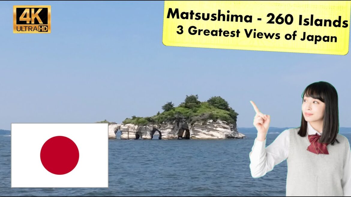 Matsushima  / 260 Tiny Islands / Boat Ride / Walking Tour Japan / Three Views / 4K / ASMR / Sendai