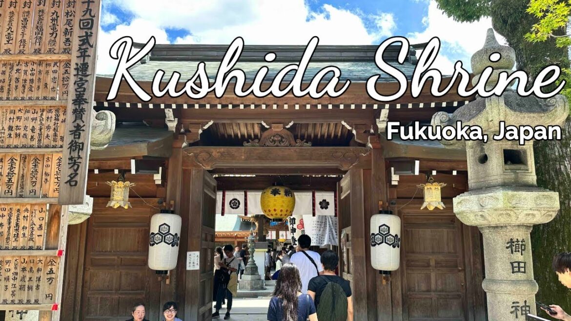 KUSHIDA SHRINE #kushidaShrine #fukuoka #japan #TaraAnythingGoes KUSHIDA SHRINE #kushidaShrine #fukuoka #japan #TaraAnythingGoes