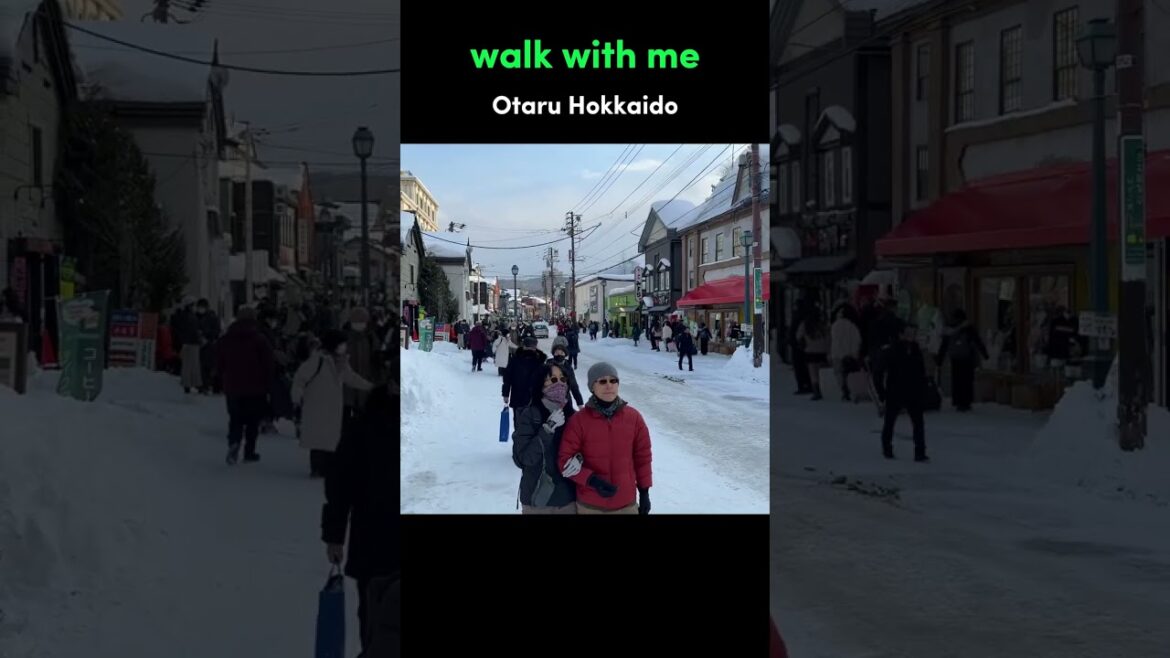 Walk With Me in Otaru Hokkaido | Japan Walking Tour