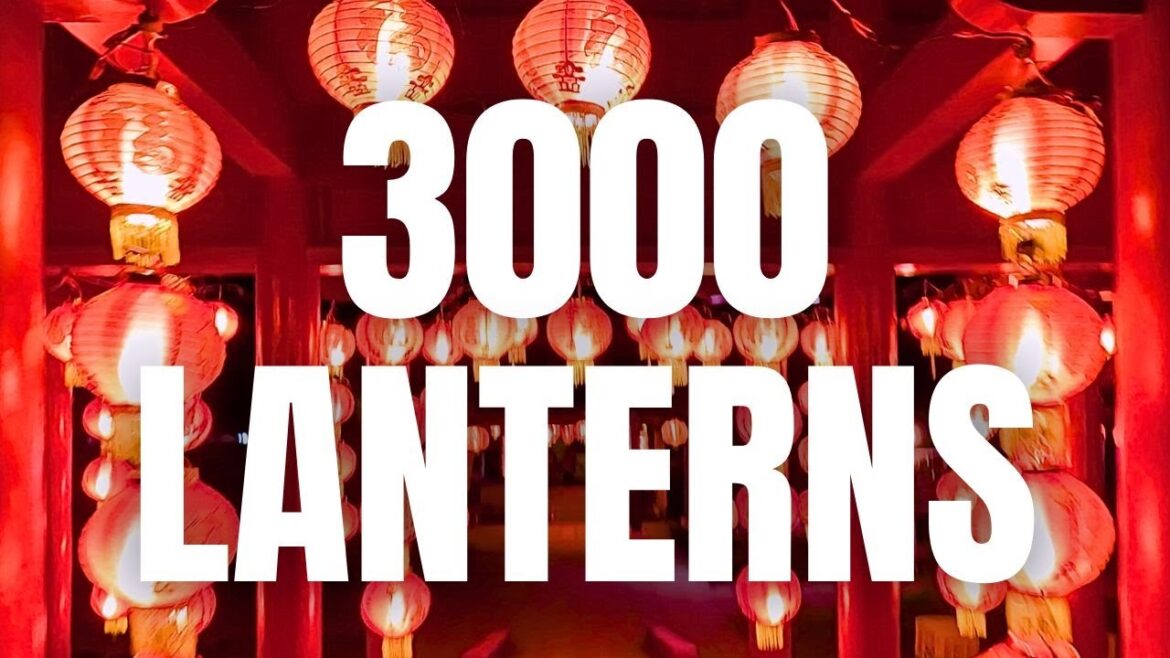 Ryukyu Lantern Festival in Okinawa, Japan 4K