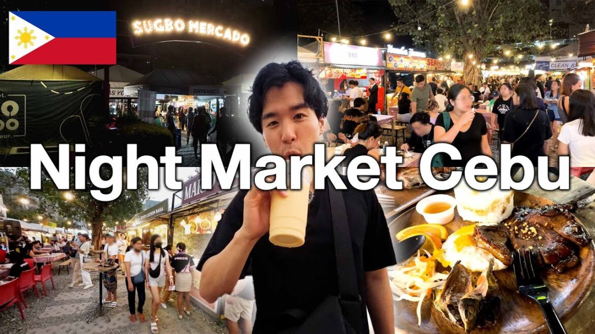 Sugbo Mercado | Busiest Street Food in IT Park Cebu City - American & Japanese vlogger!