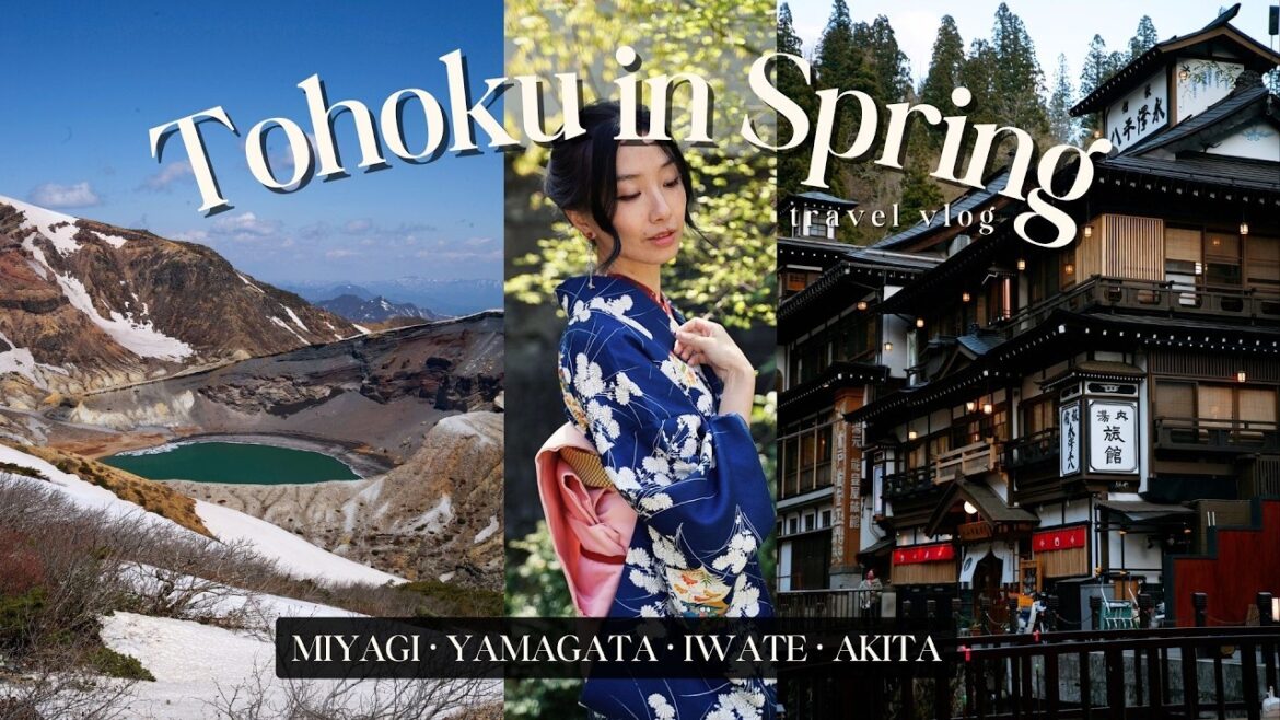 Travelling Tohoku in Spring | Miyagi, Yamagata, Iwate & Akita | 東北 VLOG