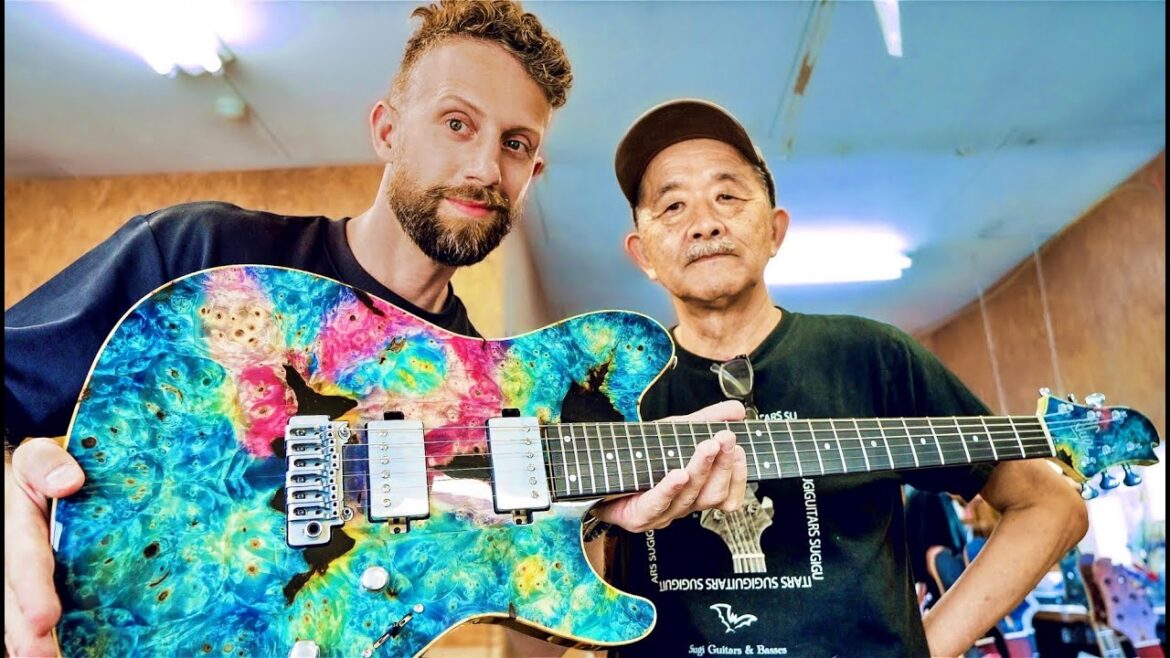 I visited the COOLEST guitar maker in JAPAN (full workshop tour)