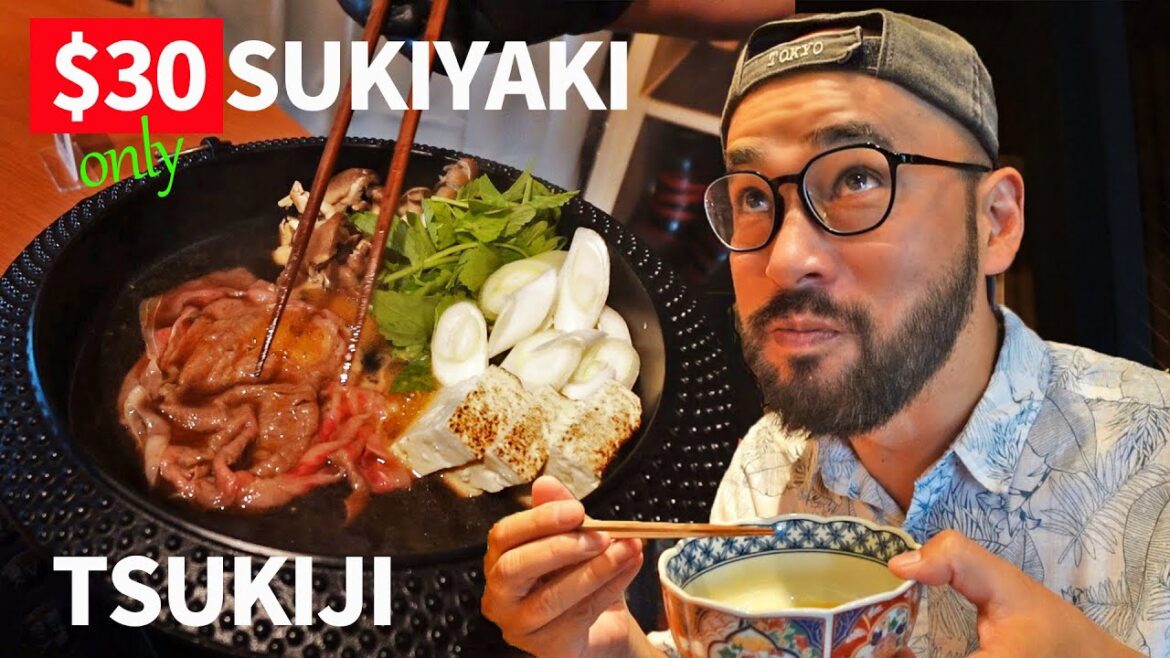 HIdden Gem: $30 TSUKIJI Sukiyaki in Tokyo HIdden Gem: $30 TSUKIJI Sukiyaki in Tokyo