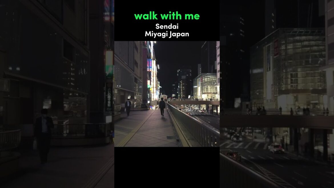 Walk With Me in Sendai | Miyagi Japan Walking Tour