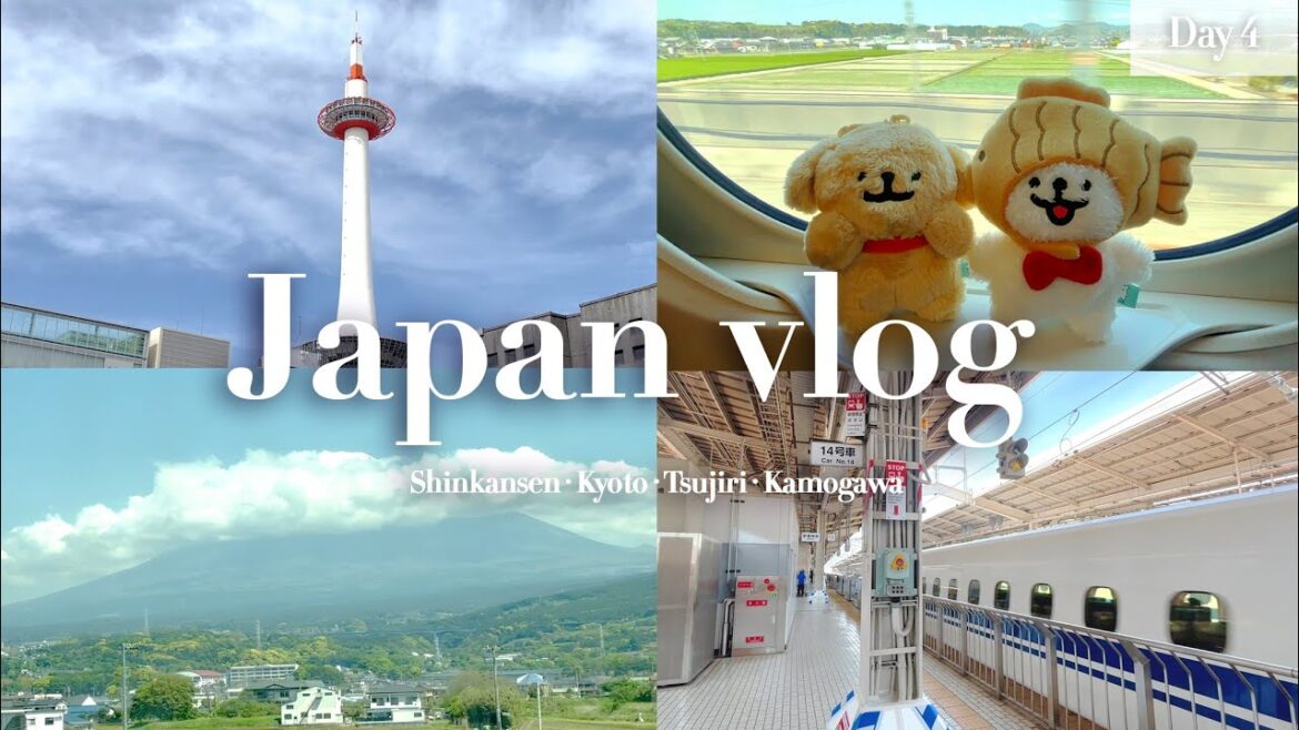 First Time in Japan 🚄 Day 4: Shinkansen to Kyoto, Mt. Fuji, Matcha Parfait, Kamo River | Vlog