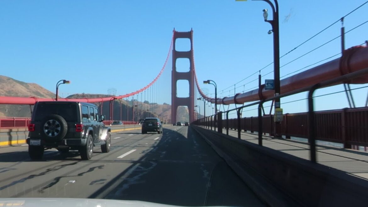Drive across the Golden Gate Bridge【Venturing Beyond Prefecture】 | ゴールデンゲートブリッジ【海外遠征ドライブ動画】