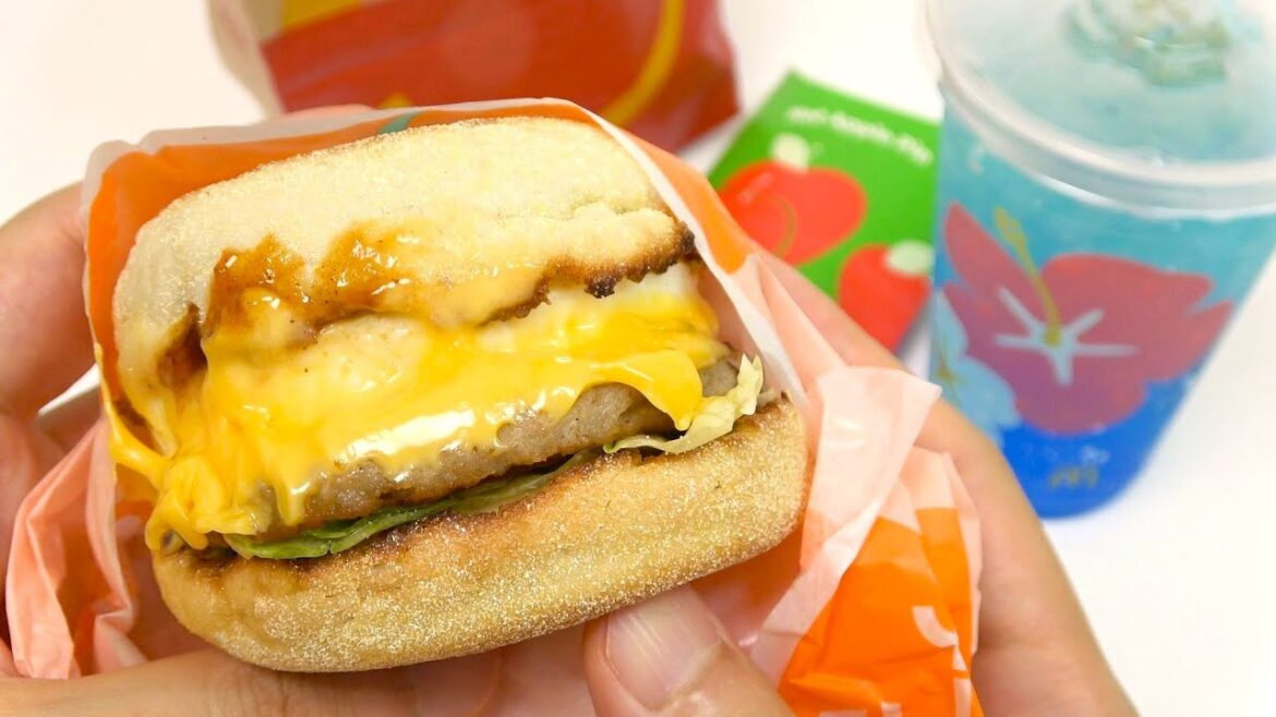 McDonald’s Hawaiian Burger Cheese Locomoco Muffin McDonald's Hawaiian Burger Cheese Locomoco Muffin
