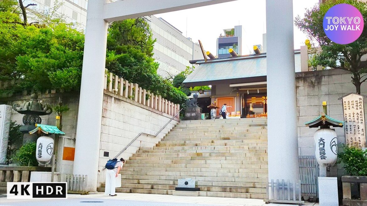 Tokyo Walking Tour Shimbashi Shiodome to Tokyo Tower│4K HDR