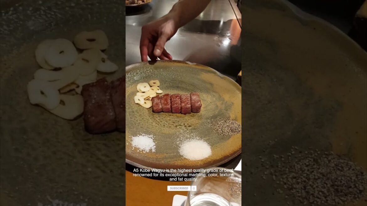 Japan – Kobe – Kobe Beef Teppanyaki (3) Japan - Kobe - Kobe Beef Teppanyaki (3)