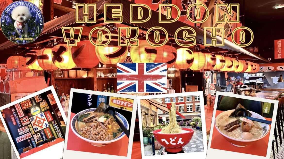 [4K]Heddon Yokocho London*Ramen Resto w/Reminisicent of 1970's Tokyo Decor*[Full Tour]#heddonyokocho