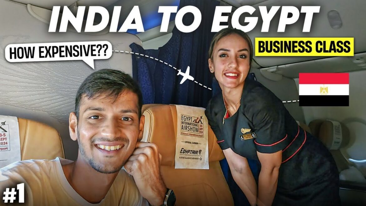 India to Egypt in BUSINESS CLASS ✈️ | Egypt Visa for Indians | Egypt Tour Guide