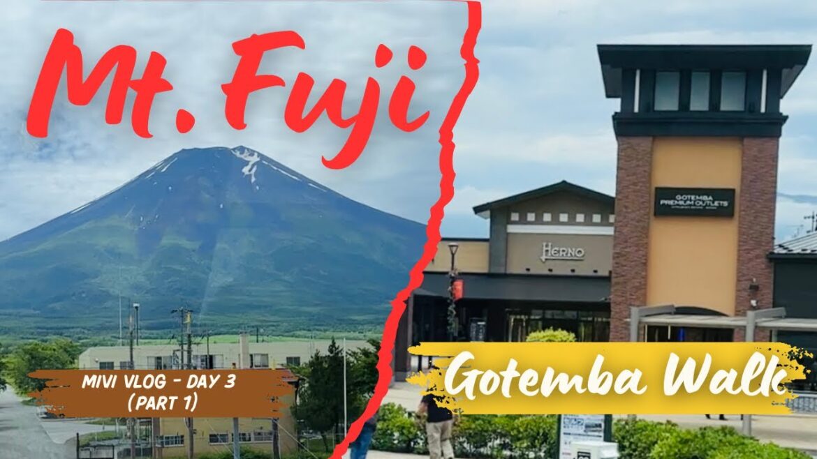 Mount Fuji and Gotemba Premium Outlet Tour | Most Iconic Landmark | Japan Vlog | Day 3 - Part 1