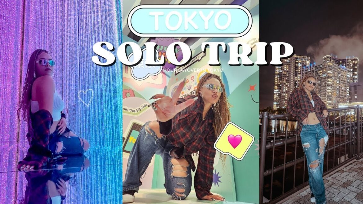 TOKYO TRAVEL VLOG | 11 hour layover solo in Japan