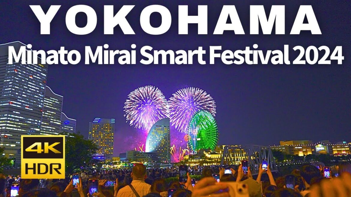 【4K🇯🇵】Minato Mirai Smart Festival 2024