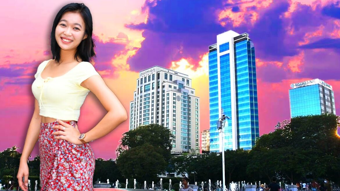 Street food in the heart of Yangon, Myanmar.