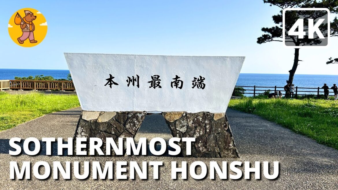 4k Kushimoto Wakayama Japan Walking | Southern Most Monument of Honshu