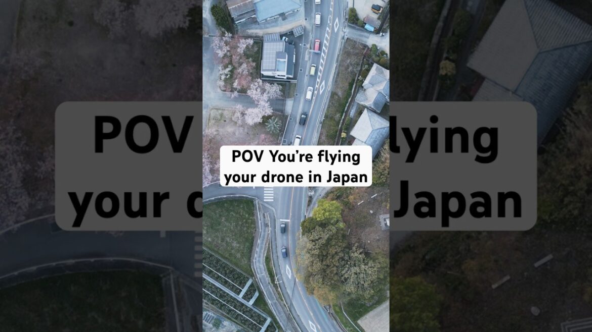 POV You’re flying your drone in Japan 🇯🇵 - Part 7 #shorts #anime