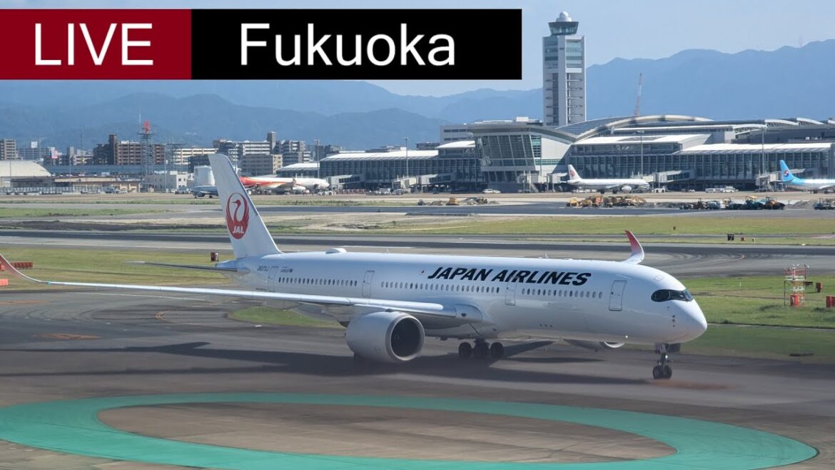 ๐ด Fukuoka Japan Airport Live Stream JAL A350 ANA 787 Landing with ATC ๐ด Fukuoka Japan Airport Live Stream JAL A350 ANA 787 Landing with ATC
