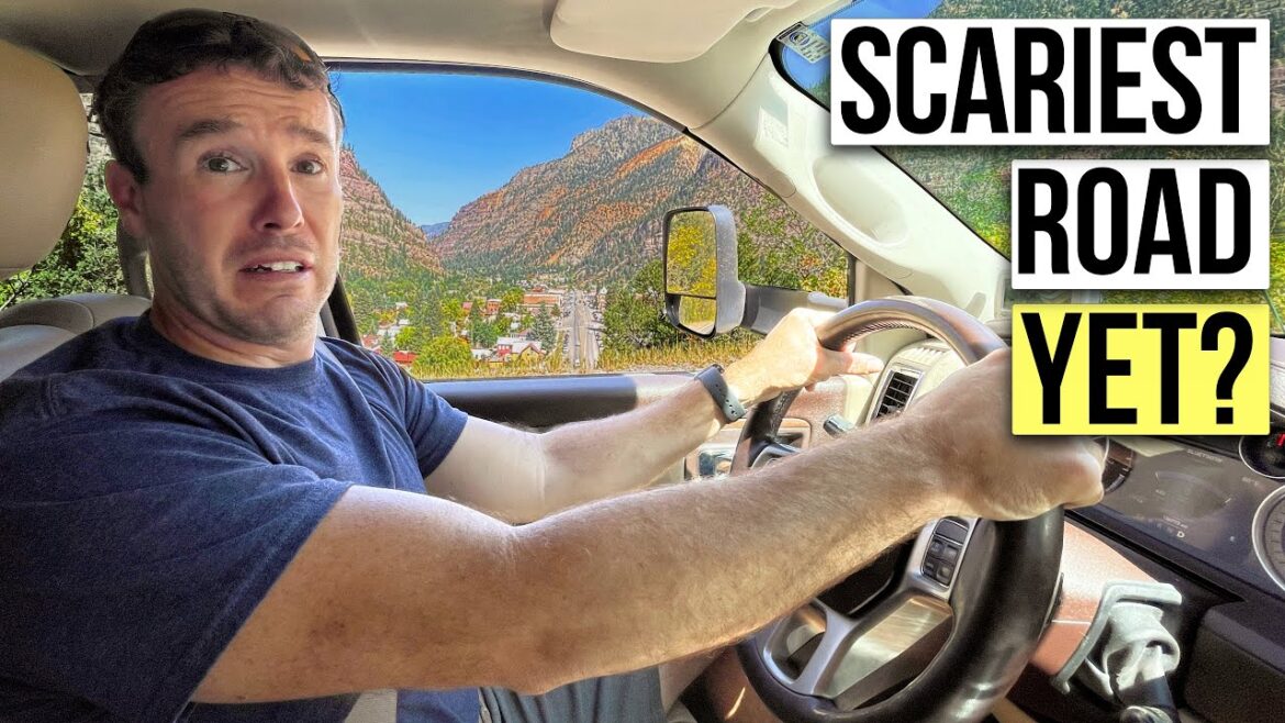 Towing an RV on Colorado's Million Dollar Highway