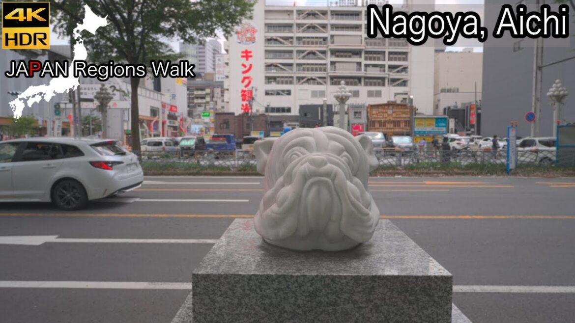 From Sakae Sta to Fushimi Sta | Naka Ward,Nagoya | 4K HDR