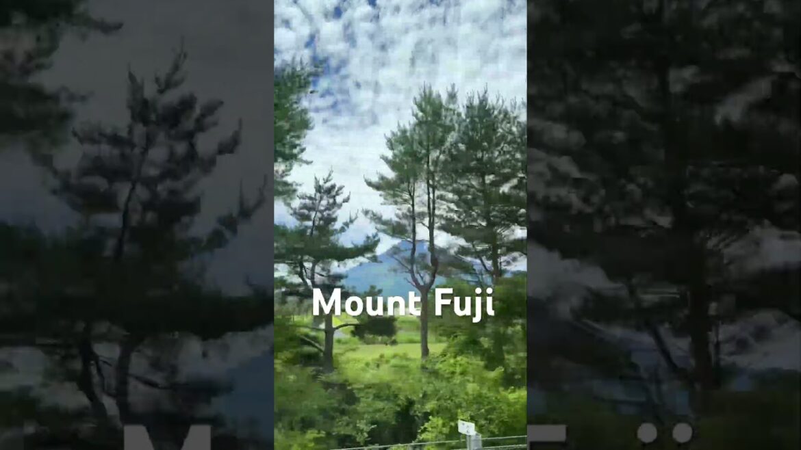 Most Iconic Landmark of Japan #japan #mountfuji #tokyo #travel #fypyoutube #fypシ゚viral #mountains