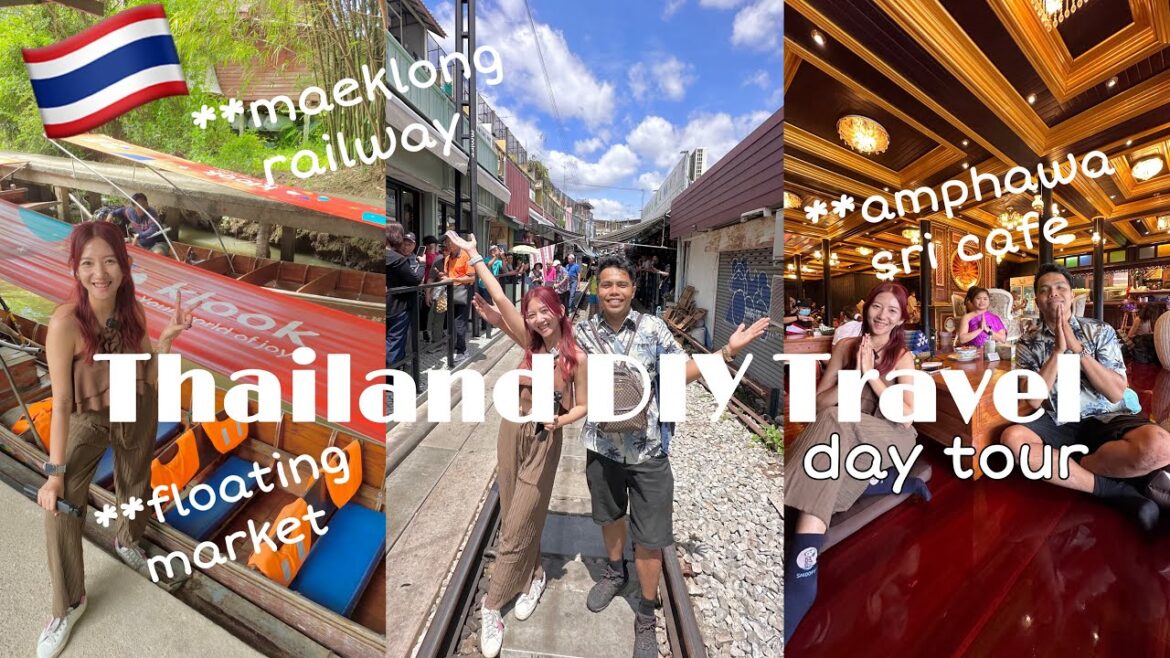 Thailand Vlog 09 🇹🇭 let’s go to damnoen saduak floating market, maeklong railway & amphawa sri cafe Thailand Vlog 09 🇹🇭 let's go to damnoen saduak floating market, maeklong railway & amphawa sri cafe