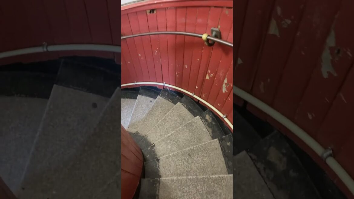 Climbing down the Tsunoshima lighthouse is quite a task and has quite a view.