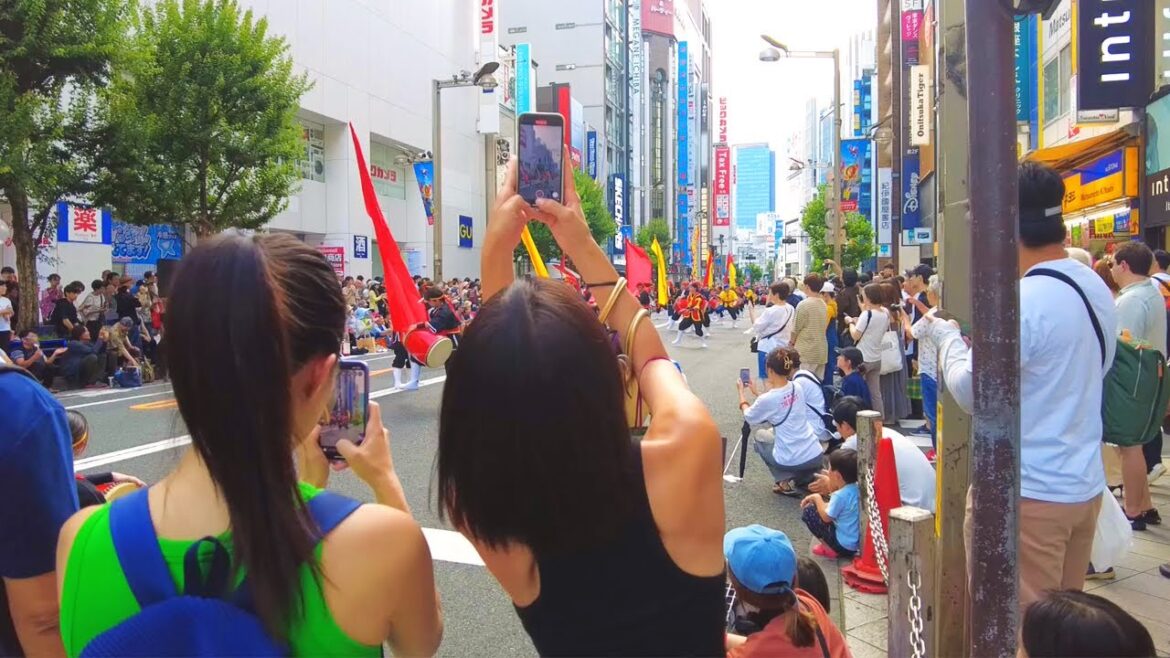Tokyo Walk - Shinjuku Eisa Festival Summer Vibes - July 2024
