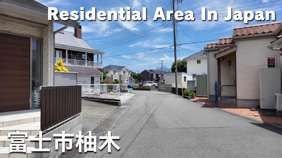 【4K】富士市柚木 - Residential Area In Japan / Walking tour / Japan / DJI Osmo Pocket 3