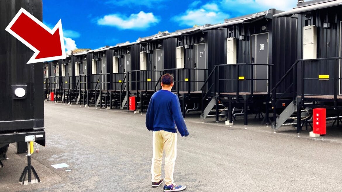 Japan Container Hotel. Amazing Comfort.  My Incredible Stay at a Container Hotel.HOTEL R9 The Yard