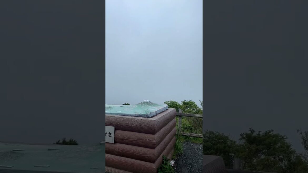 Mount Fuji Sighting… or Not? 😂 Mount Fuji Sighting... or Not? 😂