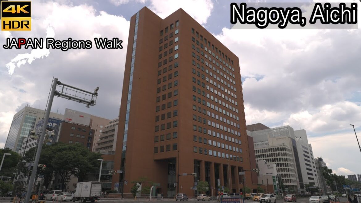 From Fushimi Sta to Kokusai Center Sta | Nakamura Ward,Nagoya | 4K HDR | 伏見駅から国際センター駅