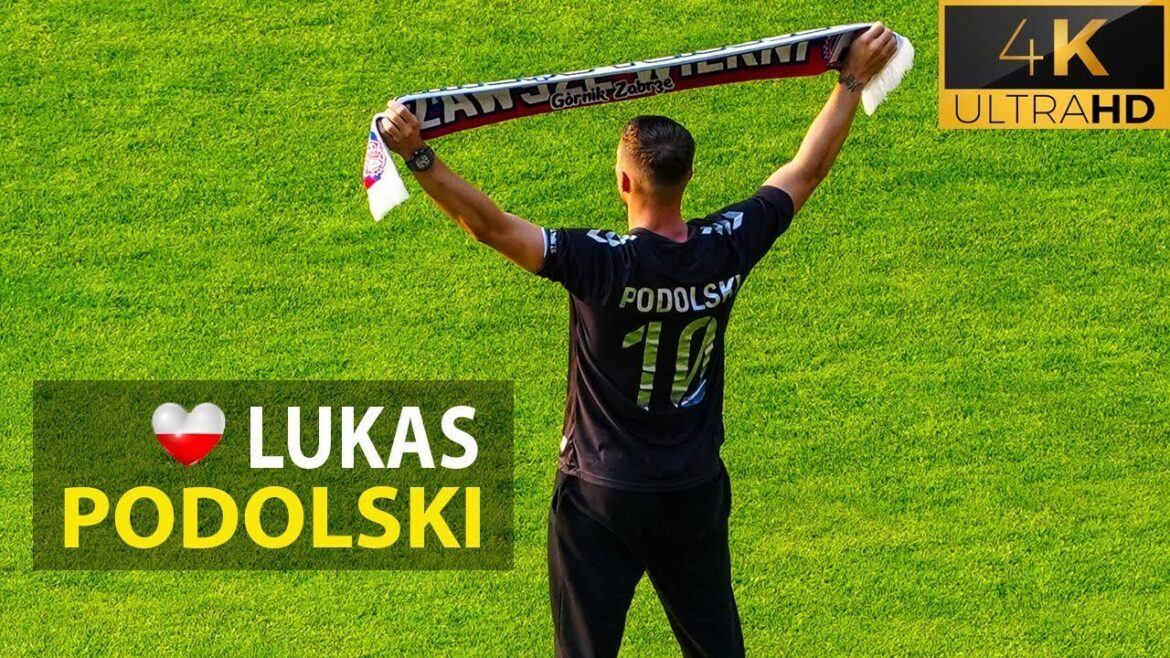 Lukas Podolski w Górniku Zabrze 🇵🇱 Polska | LP10 | 4K