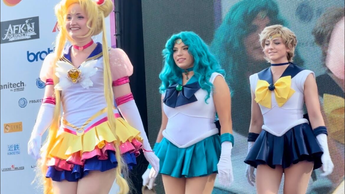Cosplayers Walking on Stage at World Cosplay Summit (世界コスプレサミット) 2024 Cosplayers Walking on Stage at World Cosplay Summit (世界コスプレサミット) 2024