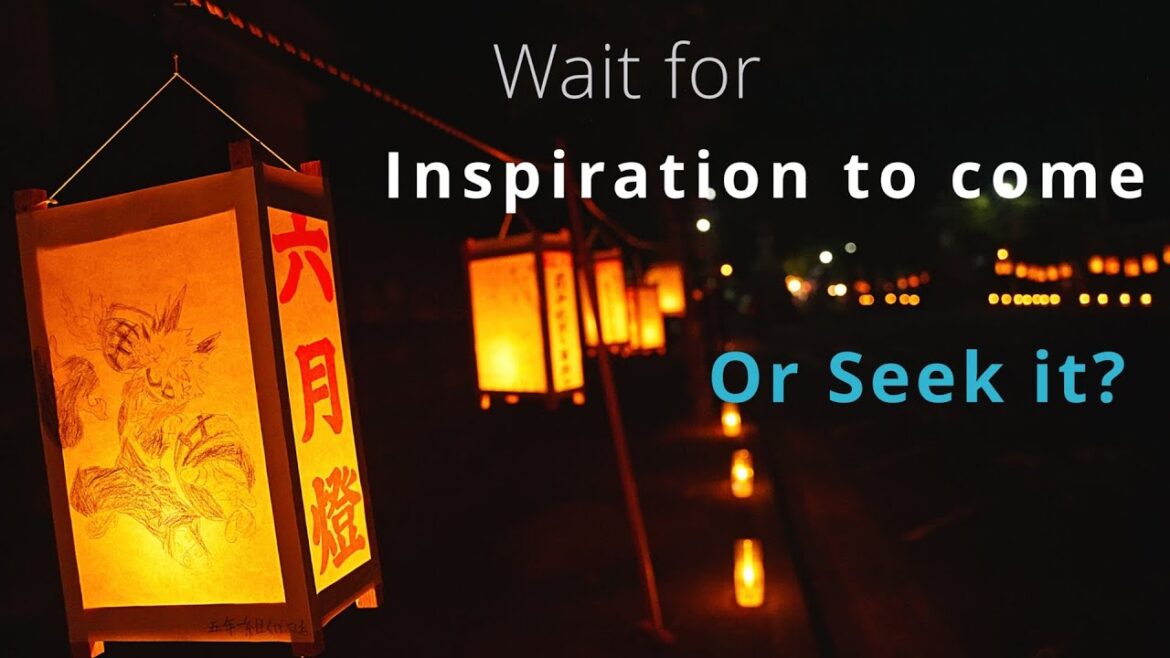 Fighting Artist's Block. Touring and Drawing Inspired From Japanese Summer Festival. #kagura