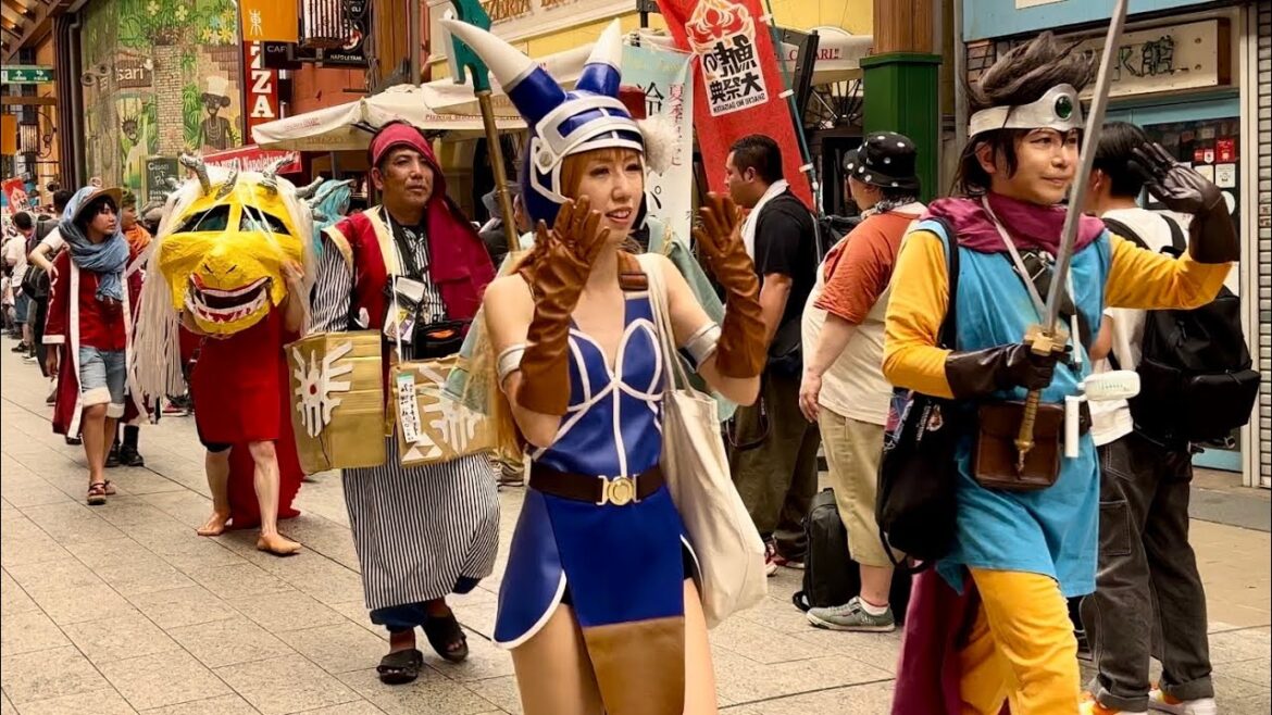 OSU Cosplay Parade (大須コスプレパレード) 2nd Group at OSU Summer Festival 2024