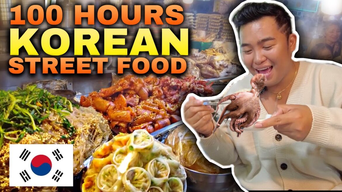 EATING SOUTH KOREAN STREET FOOD! 1000 HOURS OF FOOD TRIP π°π· EATING SOUTH KOREAN STREET FOOD! 1000 HOURS OF FOOD TRIP π°π·