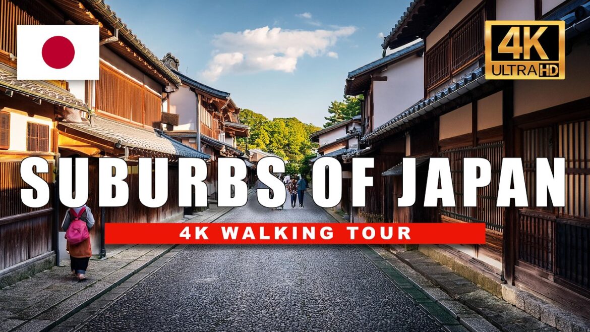 🇯🇵 Relaxing Japan Walking Tour - Exploring the Suburbs of Nara, Japan [ 4K HDR - 60 fps ]
