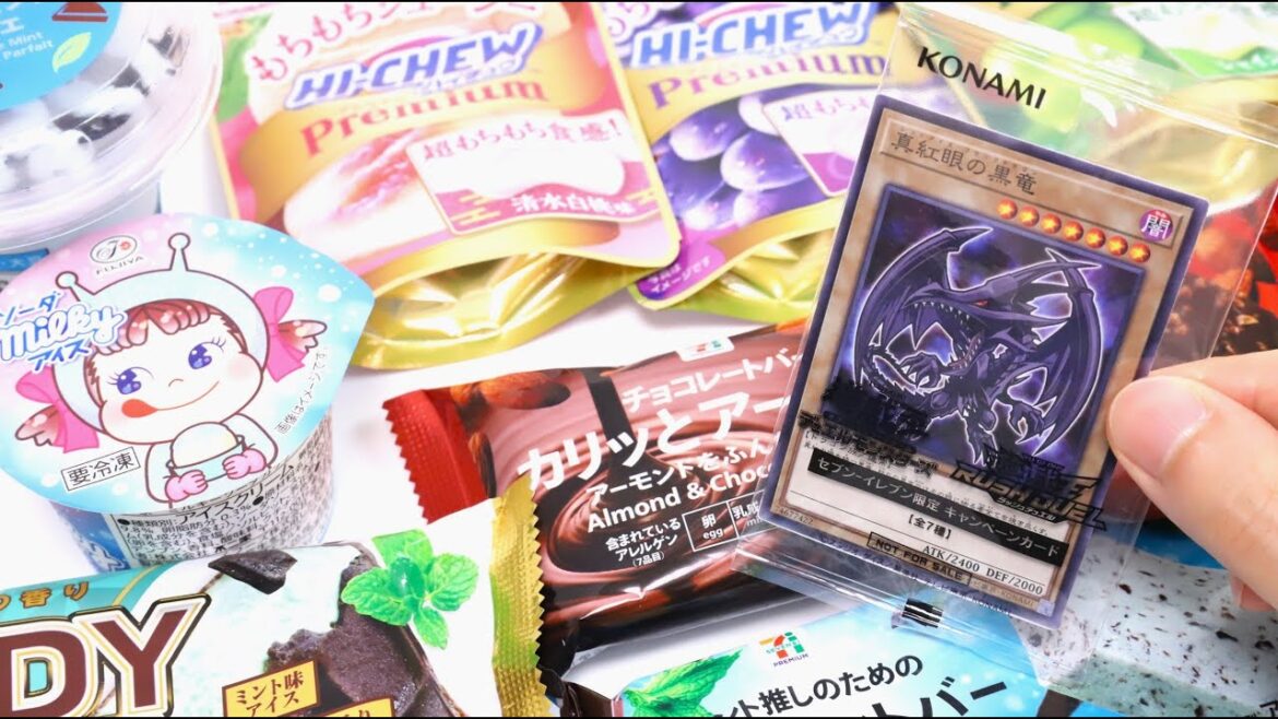 Weekly Convenience Store Foods 7 Eleven Ice Treatns and Yu-Gi-Oh! Card Campaign