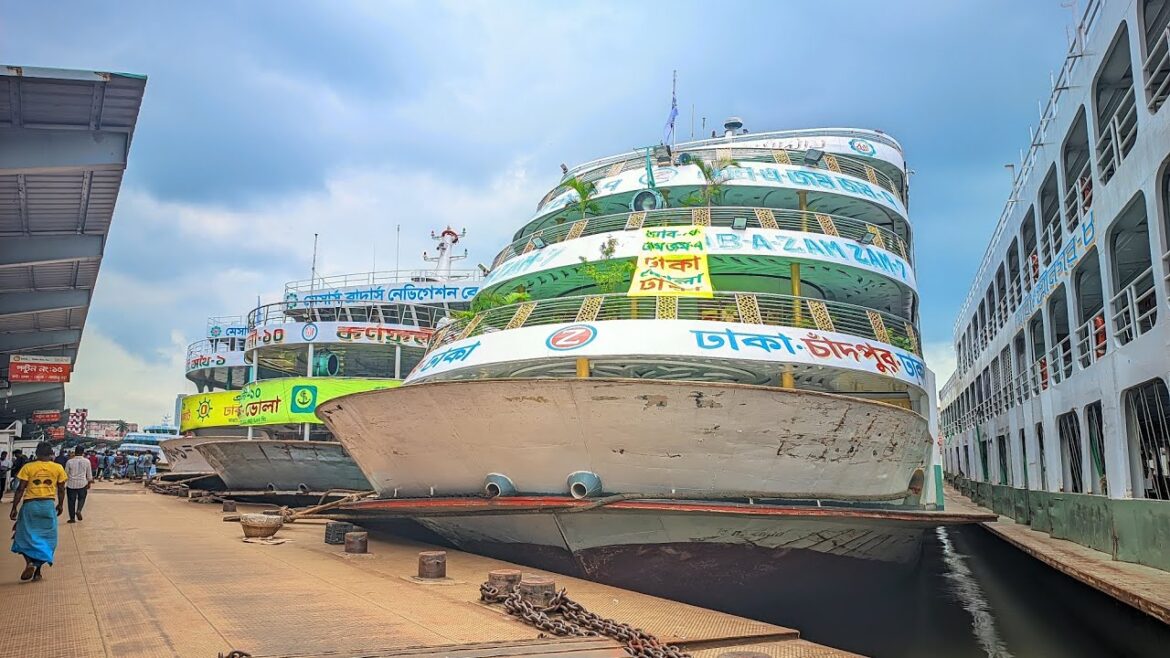 লঞ্চ চলাচল শুরু হইছে 😍 আজ ভোলা যাচ্ছে জমজম ৭ 😱 ০৬/০৮/২৪ রোজ মঙ্গলবার আজকের শিডিউল